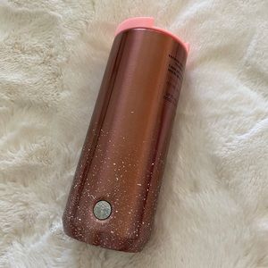 NWT Starbucks Pink Rose Gold Tumbler